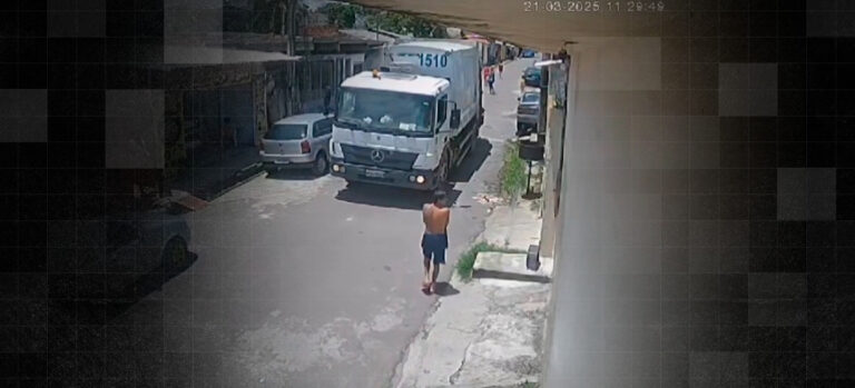 Criança morre atropelada por caminhão de lixo em Manaus