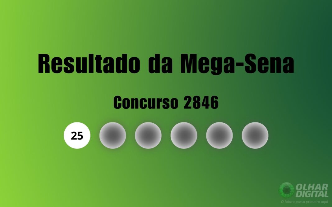 Mega-Sena 2846: veja resultado de hoje, sábado (29) Mega-Sena 2846: veja resultado de hoje, sábado (29)
