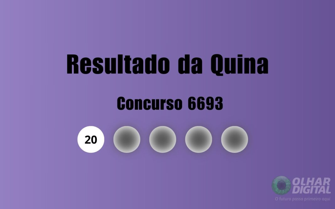 Quina 6693: veja resultado de hoje, sábado (29) Quina 6693: veja resultado de hoje, sábado (29)