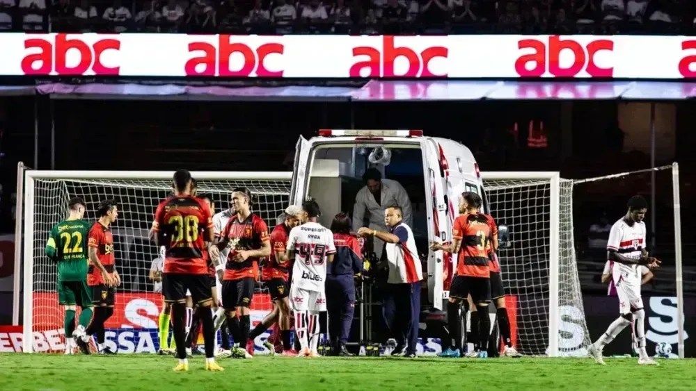 Sport atualiza situação de Igor Cariús após susto contra o São Paulo Sport atualiza situação de Igor Cariús após susto contra o São Paulo