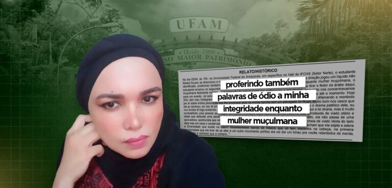 ‘Me chamou de árabe maldita’, diz acadêmica