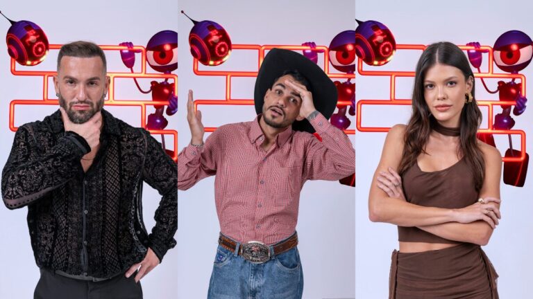 BBB 25 revela resultado do Paredão entre Diego Hypólito, João Gabriel e Vitória Strada