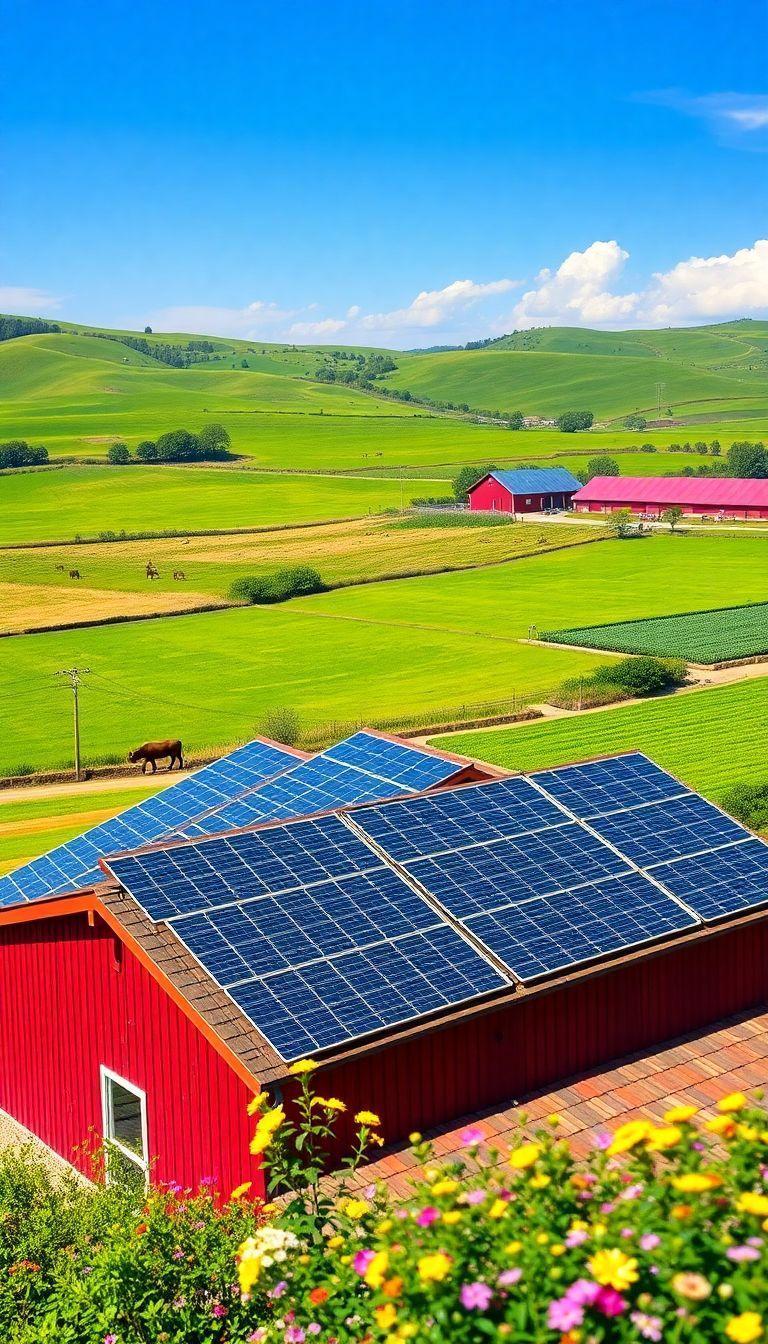 Descubra como a energia solar transforma propriedades rurais e traz benefícios econômicos