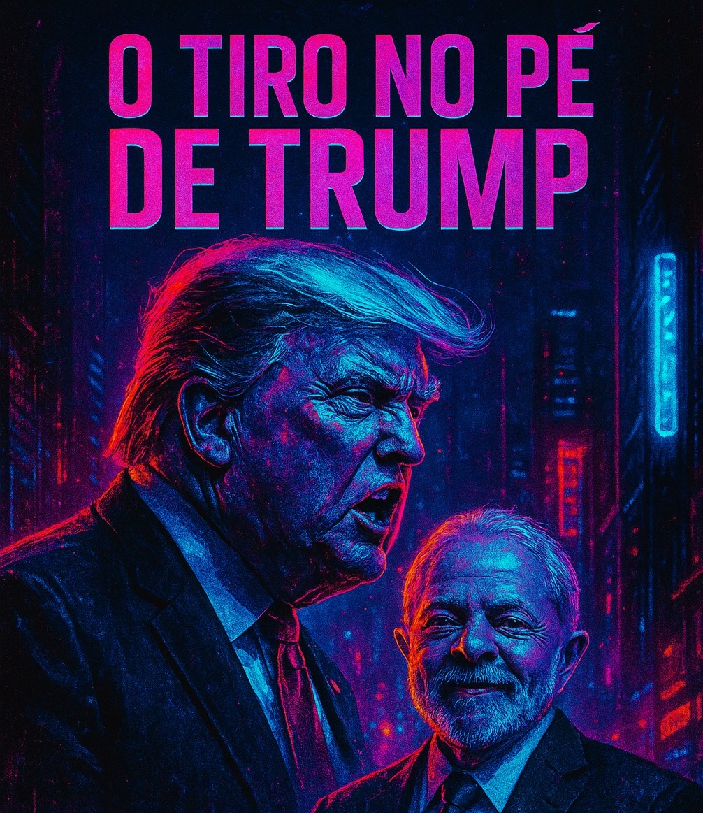 O Tiro no Pé de Trump: Como 50% de Taxa Elegeram Lula e Exporam a Covardia Bolsonarista O Tiro no Pé de Trump: Como 50% de Taxa Elegeram Lula e Exporam a Covardia Bolsonarista