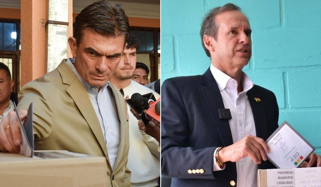 Direita avança na Bolívia: Rodrigo Paz lidera e Tuto Quiroga vai ao segundo turno, aponta boca de urna Direita avança na Bolívia: Rodrigo Paz lidera e Tuto Quiroga vai ao segundo turno, aponta boca de urna