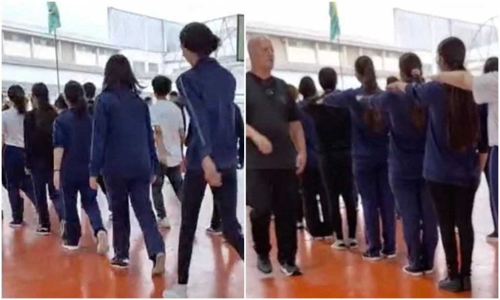 Vídeo mostra adolescentes fazendo apologia da violência em escola cívico-militar no PR Vídeo mostra adolescentes fazendo apologia da violência em escola cívico-militar no PR