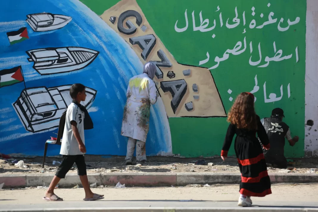 Ativistas de flotilha pró-Palestina anunciam nova missão em 2026, a maior já realizada Ativistas de flotilha pró-Palestina anunciam nova missão em 2026, a maior já realizada