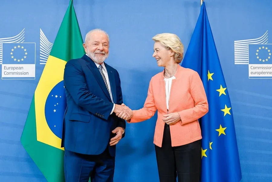 Lula celebra acordo Mercosul–UE com lideranças europeias Lula celebra acordo Mercosul–UE com lideranças europeias