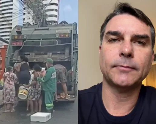 Ao criticar Lula, Flávio Bolsonaro usa vídeo de pessoas catando comida no governo do pai Ao criticar Lula, Flávio Bolsonaro usa vídeo de pessoas catando comida no governo do pai