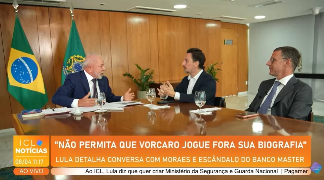 Ao ICL, Lula diz ter aconselhado Moraes a não ‘jogar biografia fora’ no Caso Master Ao ICL, Lula diz ter aconselhado Moraes a não ‘jogar biografia fora’ no Caso Master