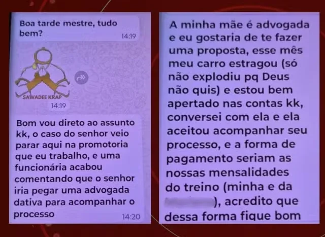 Estagiário é demitido após “ajuda” jurídica por academia Estagiário é demitido após “ajuda” jurídica por academia