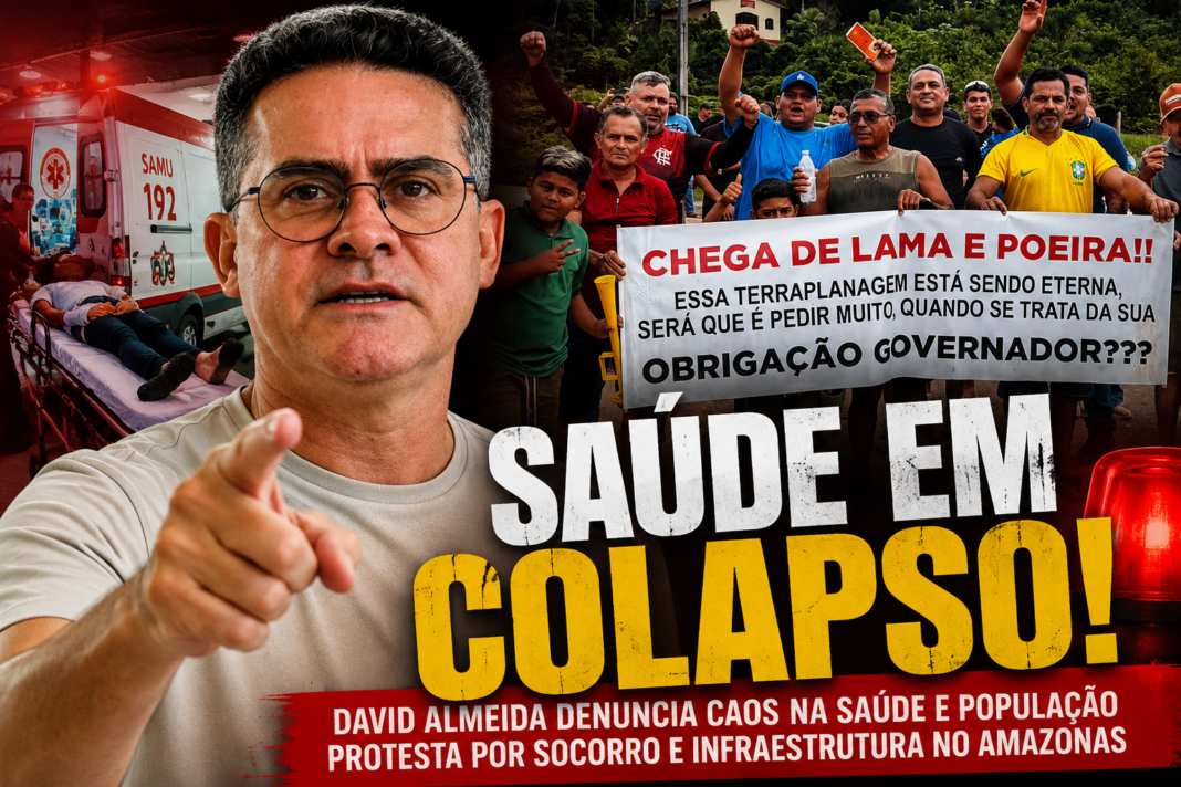 David Almeida denuncia colapso da saúde estadual após Base Norte do SAMU ficar inoperante David Almeida denuncia colapso da saúde estadual após Base Norte do SAMU ficar inoperante