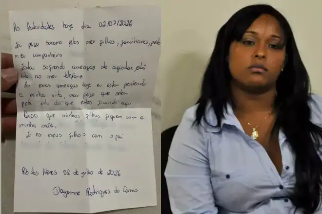 Antes de desaparecer, ex-mulher do goleiro Bruno deixou cartas de despedida Antes de desaparecer, ex-mulher do goleiro Bruno deixou cartas de despedida