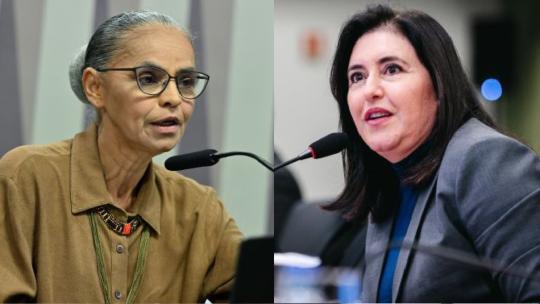Marina e Tebet lideram disputa pelo Senado em SP Marina e Tebet lideram disputa pelo Senado em SP