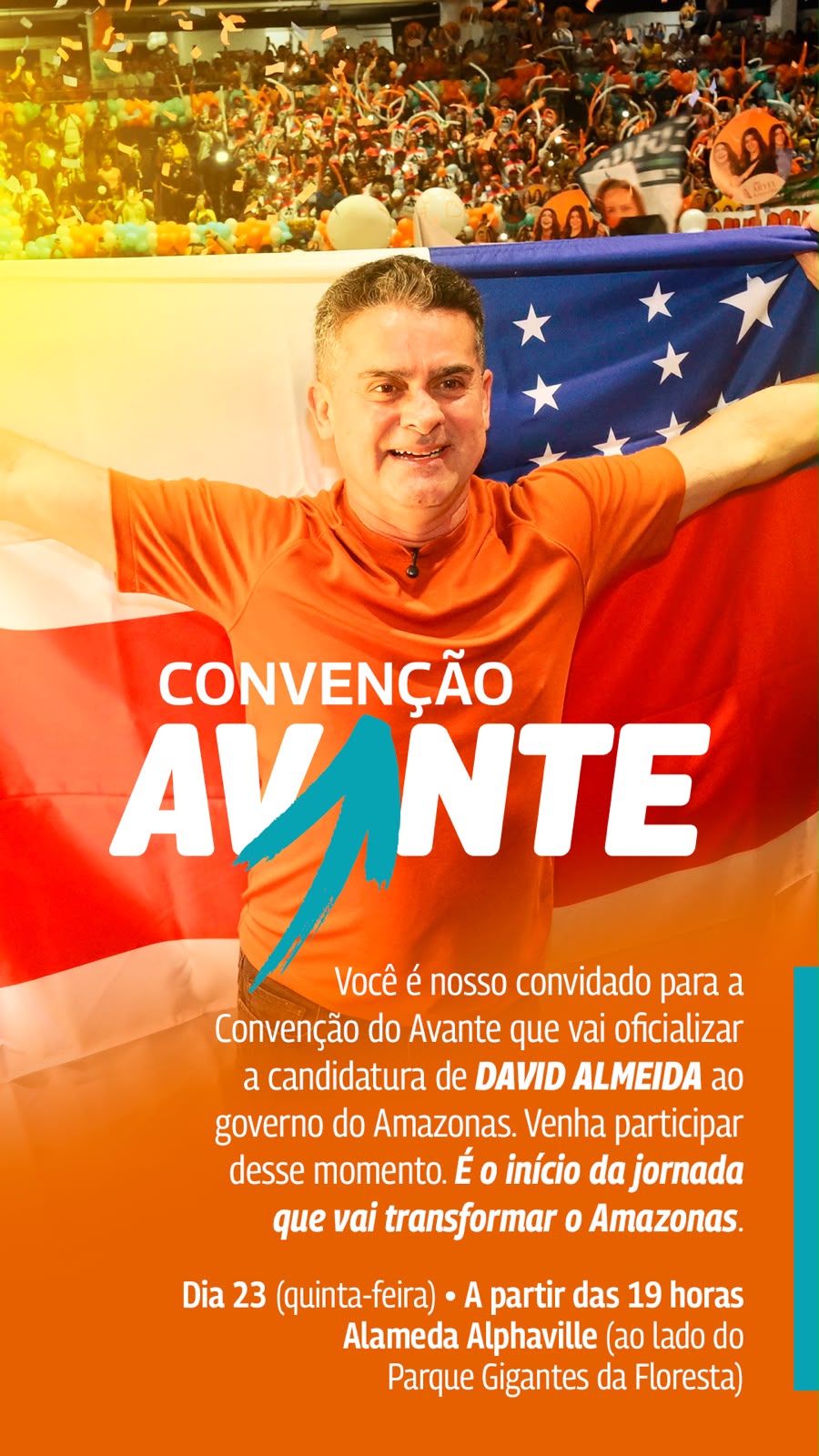 AVANTE REALIZA CONVENÇÃO PARA OFICIALIZAR CANDIDATURAS DA ALIANÇA NAS ELEIÇÕES 2026 AVANTE REALIZA CONVENÇÃO PARA OFICIALIZAR CANDIDATURAS DA ALIANÇA NAS ELEIÇÕES 2026