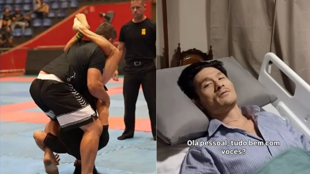 Faixa preta do jiu-jitsu perde movimentos após golpe em competição no Paraná Faixa preta do jiu-jitsu perde movimentos após golpe em competição no Paraná