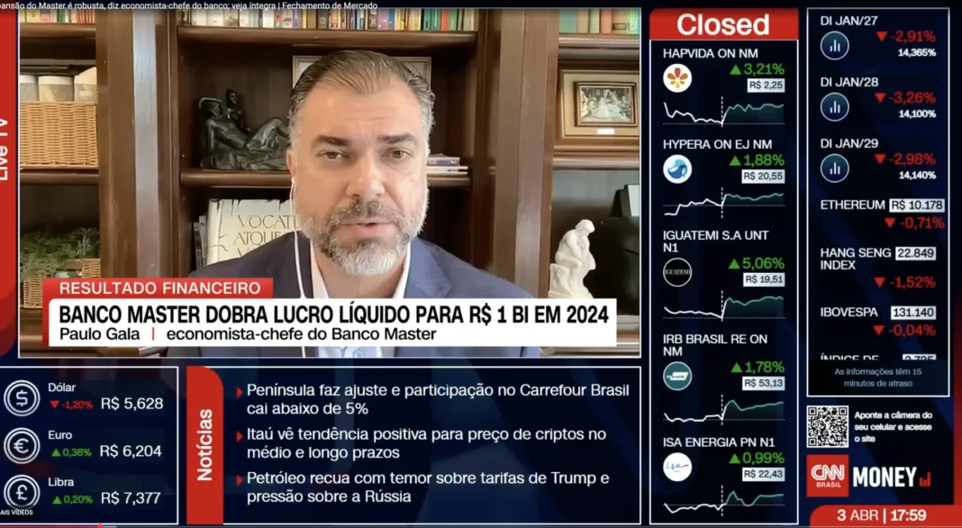 Com patrocínio de R$ 10 mi por ano, Vorcaro exigiu combinar perguntas de entrevista na CNN Com patrocínio de R$ 10 mi por ano, Vorcaro exigiu combinar perguntas de entrevista na CNN