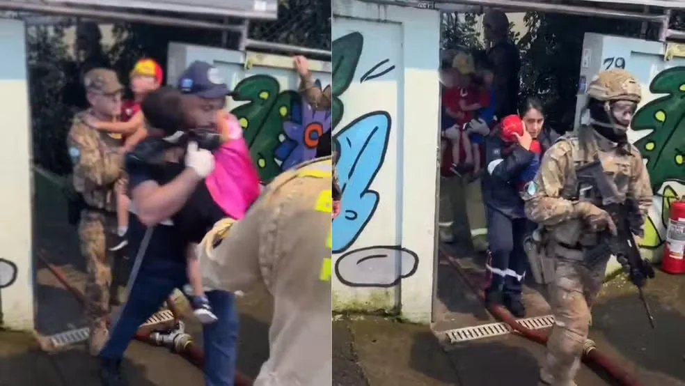 Crianças feitas reféns em Curitiba estavam fantasiadas para festa do Dia das Crianças Crianças feitas reféns em Curitiba estavam fantasiadas para festa do Dia das Crianças